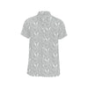 Angel Wings Pattern Print Design 01 Men's Short Sleeve Button Up Shirt