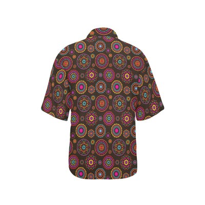 Bohemian Pattern Print Design 01 Women's Hawaiian Shirt