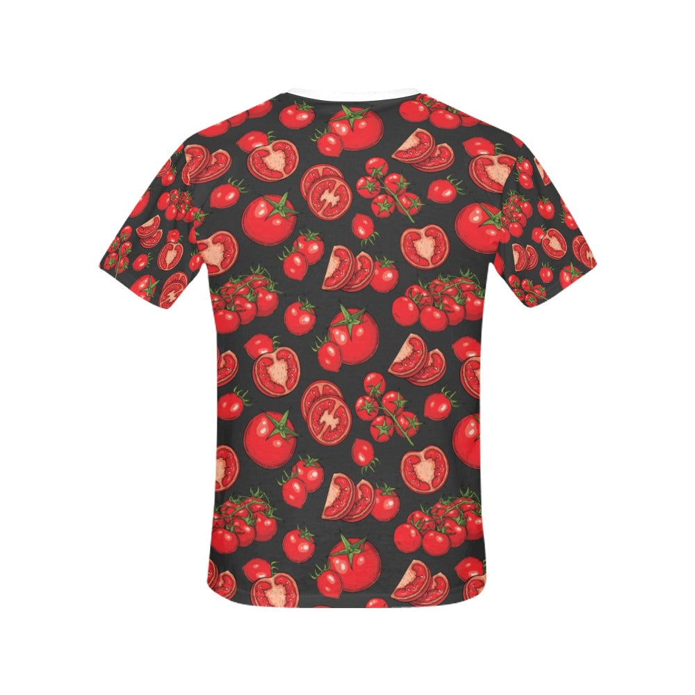 Tomato Print Design LKS303 Women's  T-shirt