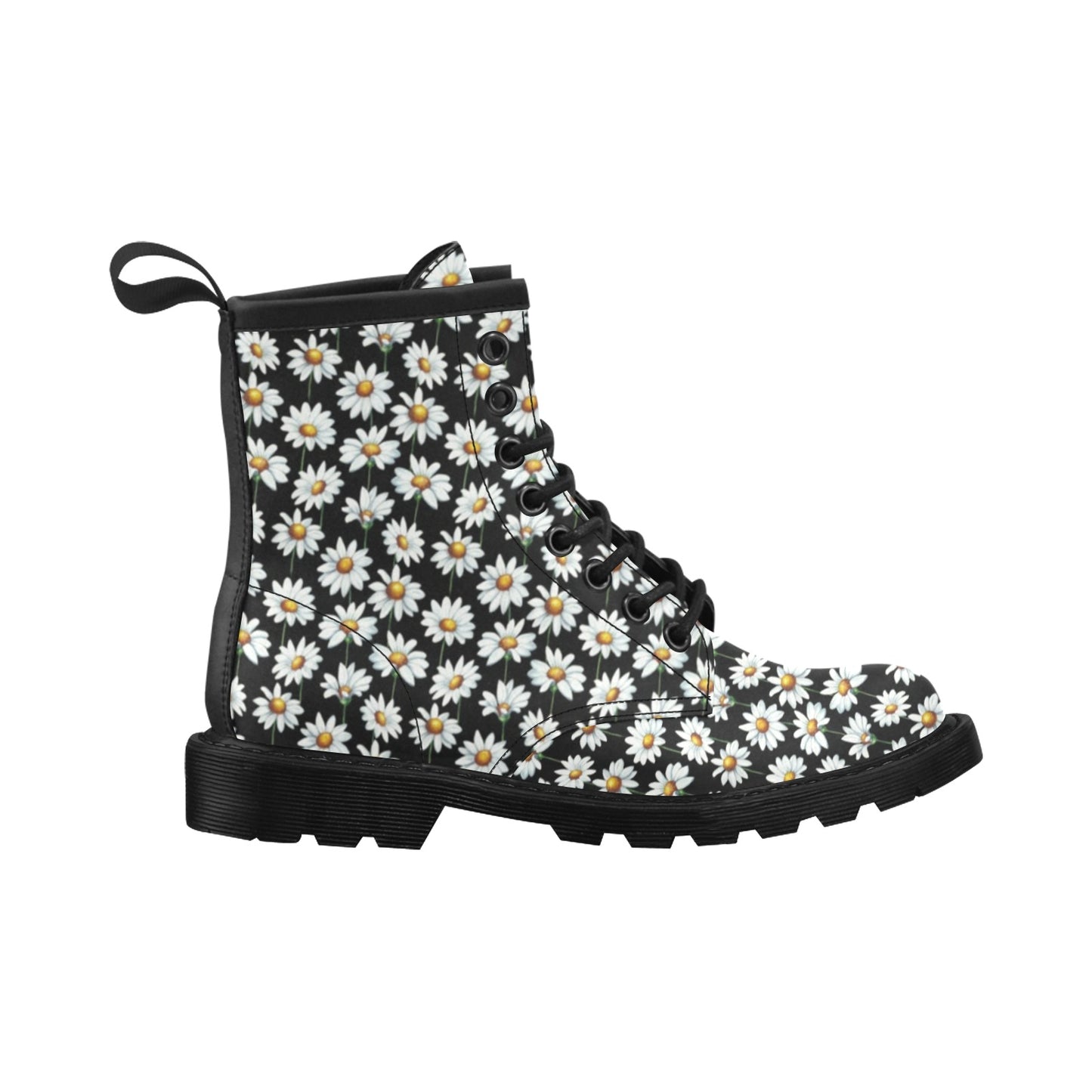 Daisy Print Pattern Women's Boots