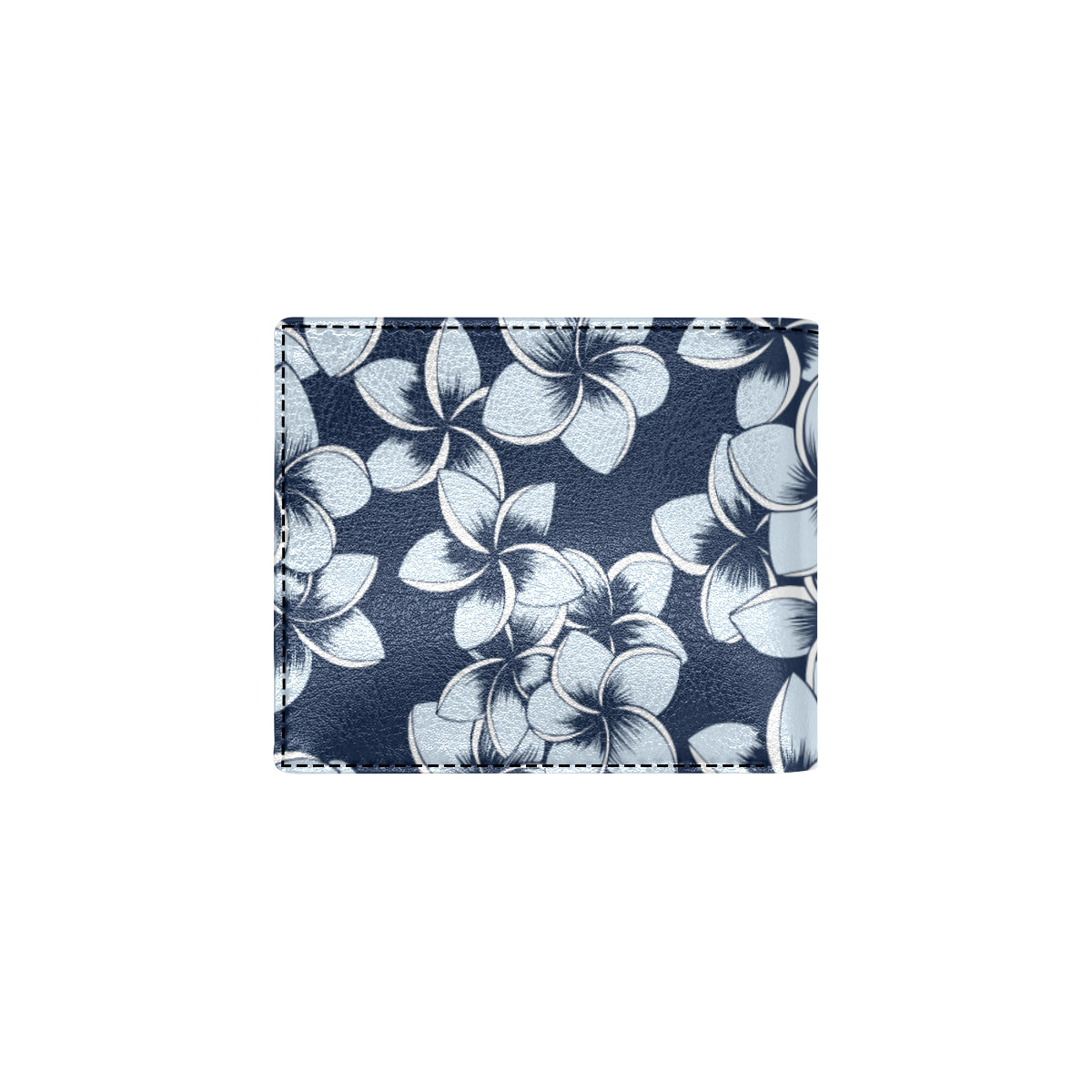 Plumeria Pattern Print Design A02 Men's ID Card Wallet