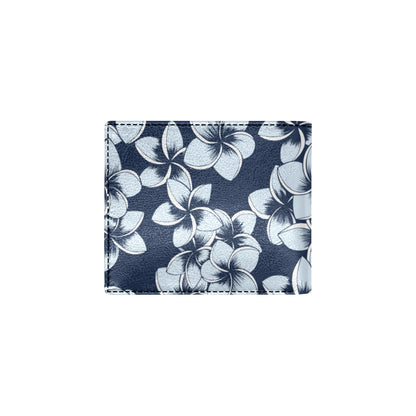 Plumeria Pattern Print Design A02 Men's ID Card Wallet