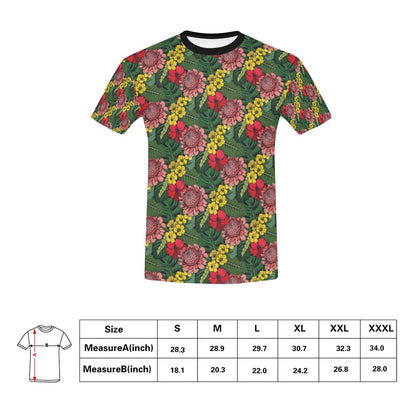 Summer Floral Print Design LKS305 Men's All Over Print T-shirt