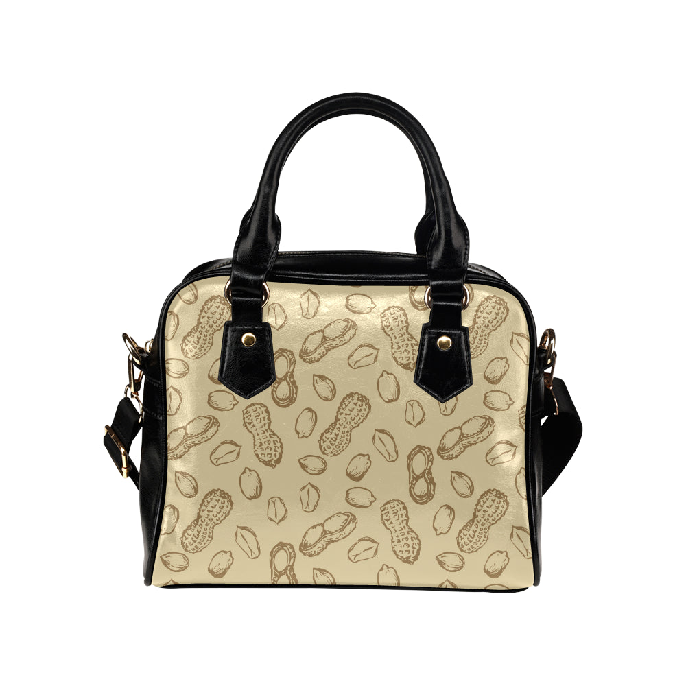 Peanut Pattern Print Design A02 Shoulder Handbag