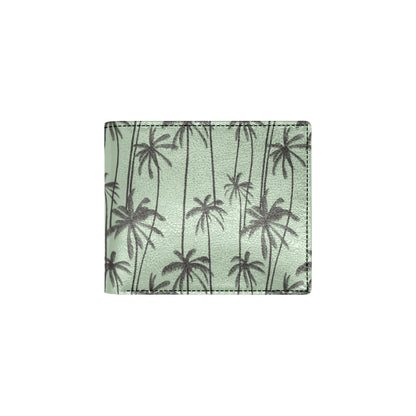 Palm Tree Pattern Print Design A04 Men's ID Card Wallet