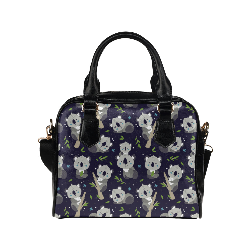 Koala Pattern Print Design 04 Shoulder Handbag