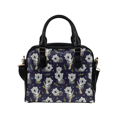 Koala Pattern Print Design 04 Shoulder Handbag