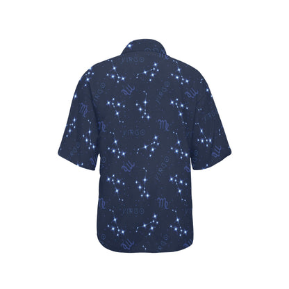 Virgo Print Design LKS303 Women's Hawaiian Shirt