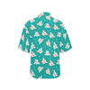 Chihuahua Polka Dot Pattern Women's Hawaiian Shirt