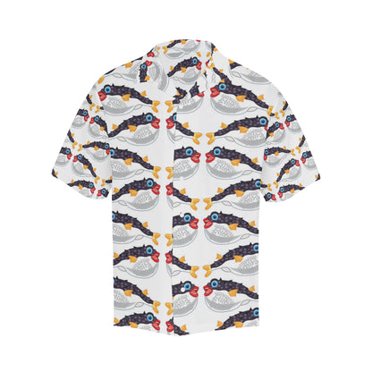 Fugu Pattern Print Design 03 Men's Hawaiian Shirt