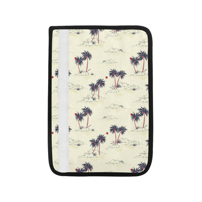 Palm Tree Pattern Print Design PT08 Car Seat Belt Cover