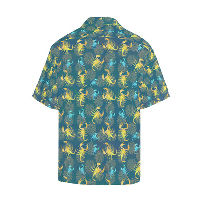 Scorpion Pattern Print Design 02 Men's Hawaiian Shirt