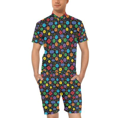 Chakra Pattern Print Design 01 Men's Romper