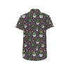 Cactus Pattern Print Design 03 Men's Short Sleeve Button Up Shirt