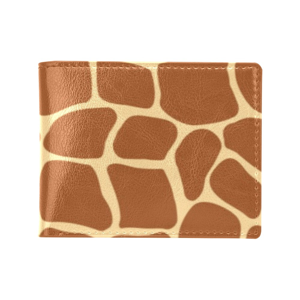 Giraffe Texture Print Men's ID Card Wallet