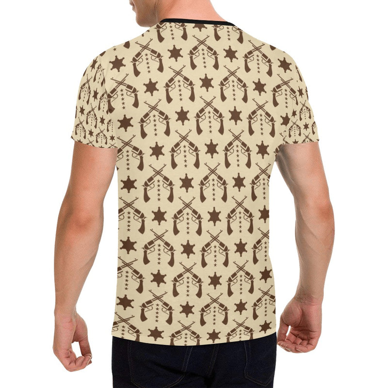 Western Cowboy Print Design LKS302 Men's All Over Print T-shirt