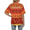 African Pattern Print Design 04 Women's Hawaiian Shirt