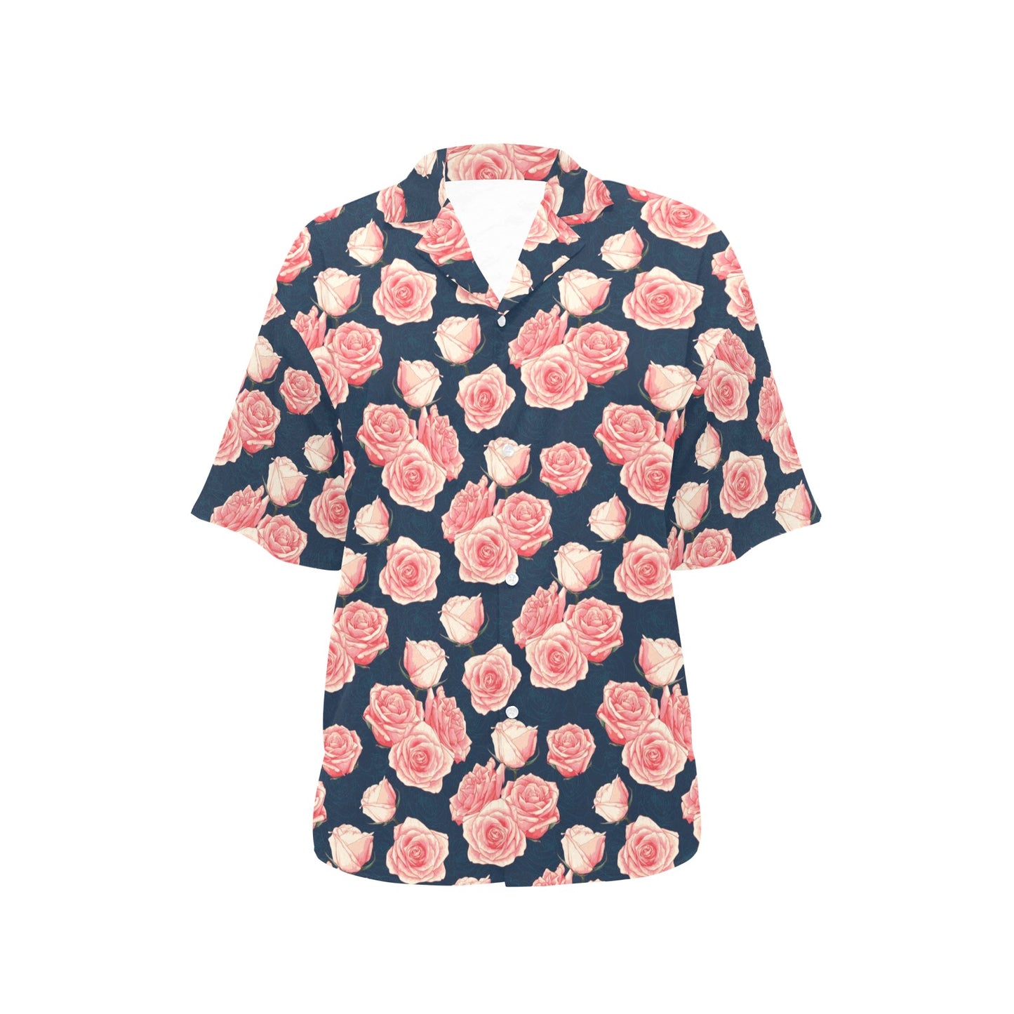 Rose Pattern Print Design A03 Women's Hawaiian Shirt