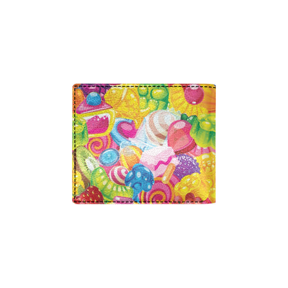 Candy Pattern Print Design CA01 Men's ID Card Wallet