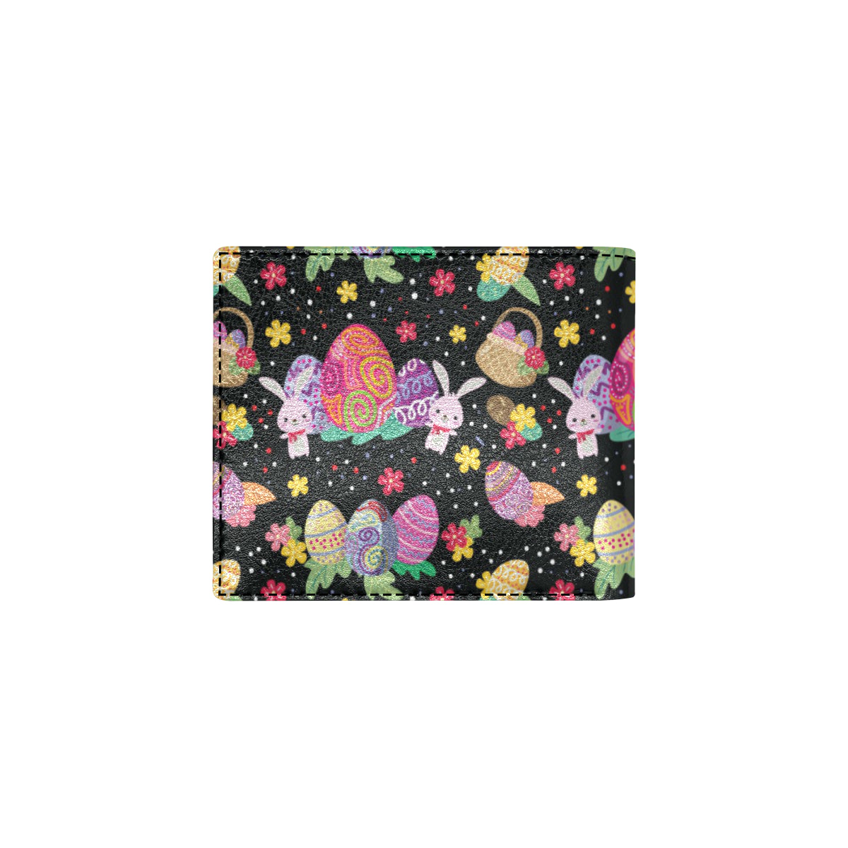 Easter Eggs Pattern Print Design RB06 Men's ID Card Wallet