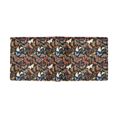 Butterfly Pattern Print Design 08 Men's ID Card Wallet