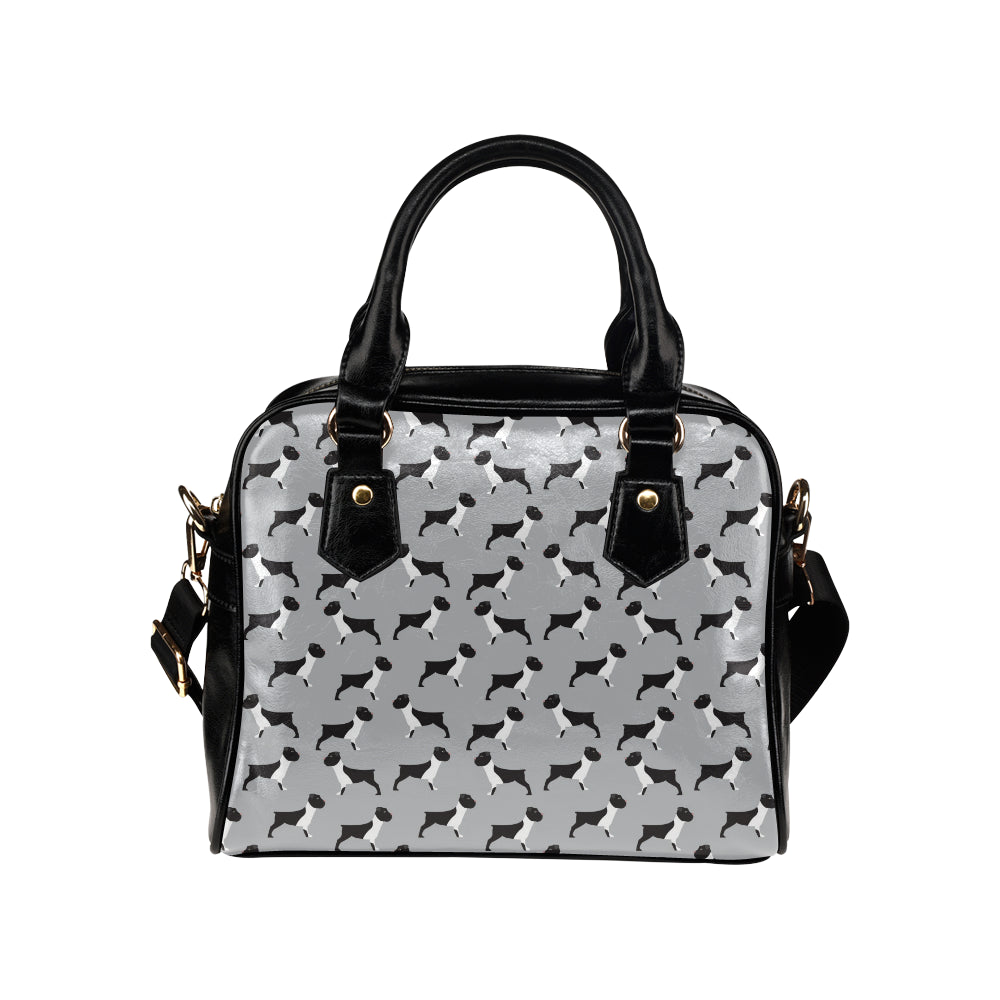 Boxers Pattern Print Design 01 Shoulder Handbag