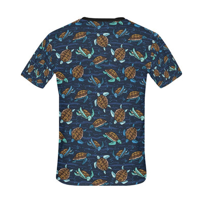 Sea Turtle Print Design LKS3011 Men's All Over Print T-shirt