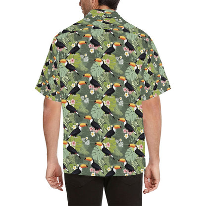 Toucan Print Design LKS304 Men's Hawaiian Shirt