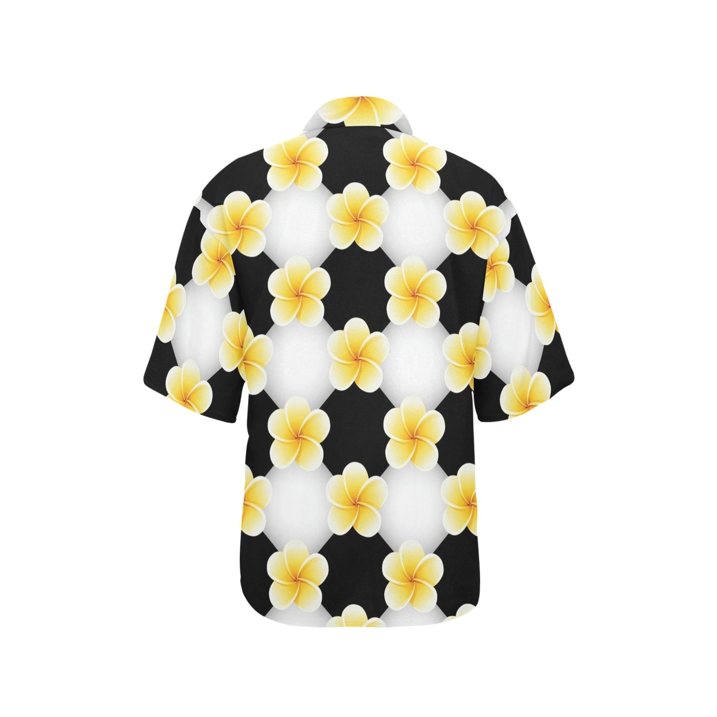 Plumeria Pattern Print Design A04 Women's Hawaiian Shirt