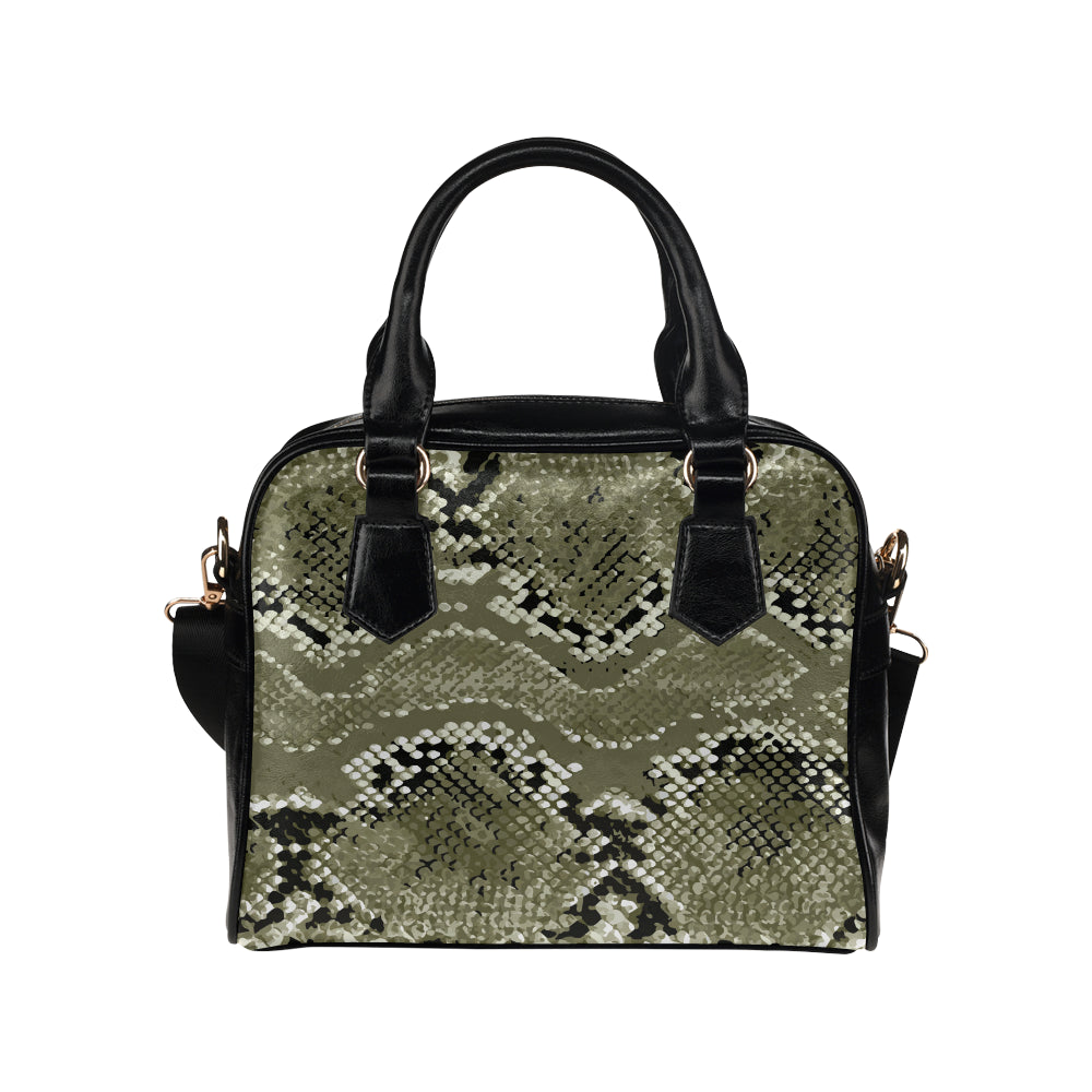 Python Pattern Print Design A04 Shoulder Handbag