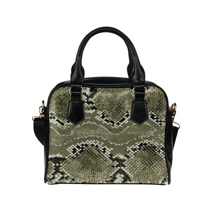Python Pattern Print Design A04 Shoulder Handbag
