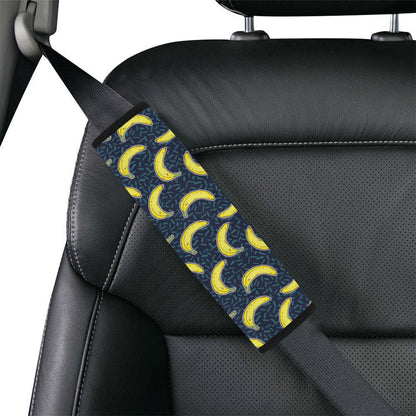 Banana Pattern Print Design BA09 Car Seat Belt Cover