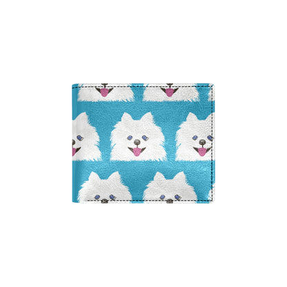 Pomeranians Pattern Print Design A05 Men's ID Card Wallet
