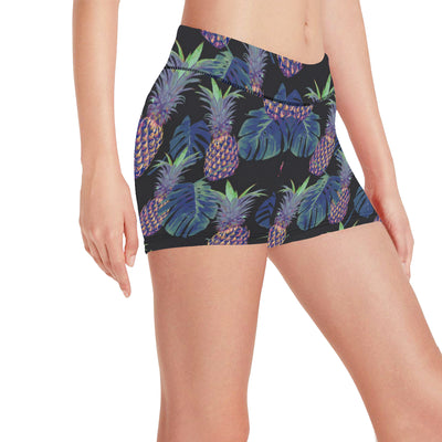 Pineapple Pattern Print Design PP04 Yoga Shorts