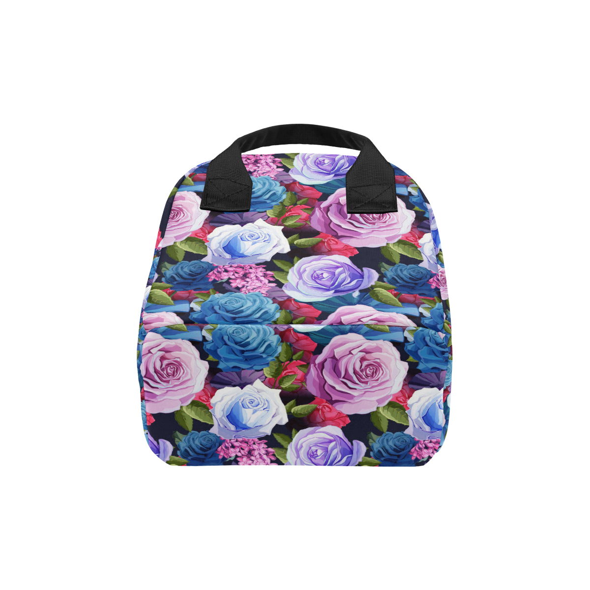 Rose Pattern Print Design RO09 Insulated Lunch Bag