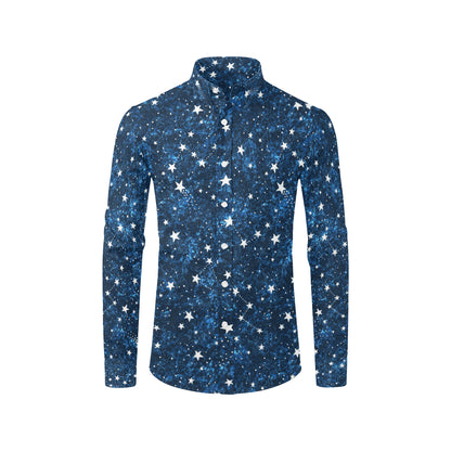 Cosmic Pattern Print Design 05 Men's Long Sleeve Shirt