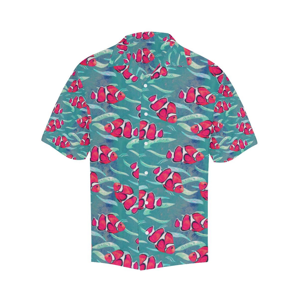 Clownfish Pattern Print Design 02 Men's Hawaiian Shirt