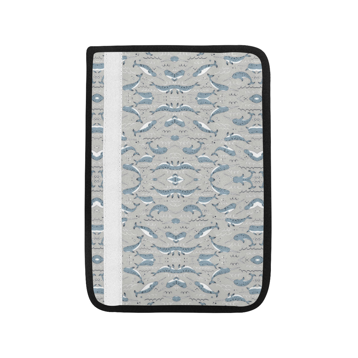 Narwhal Pattern Print Car Seat Belt Cover