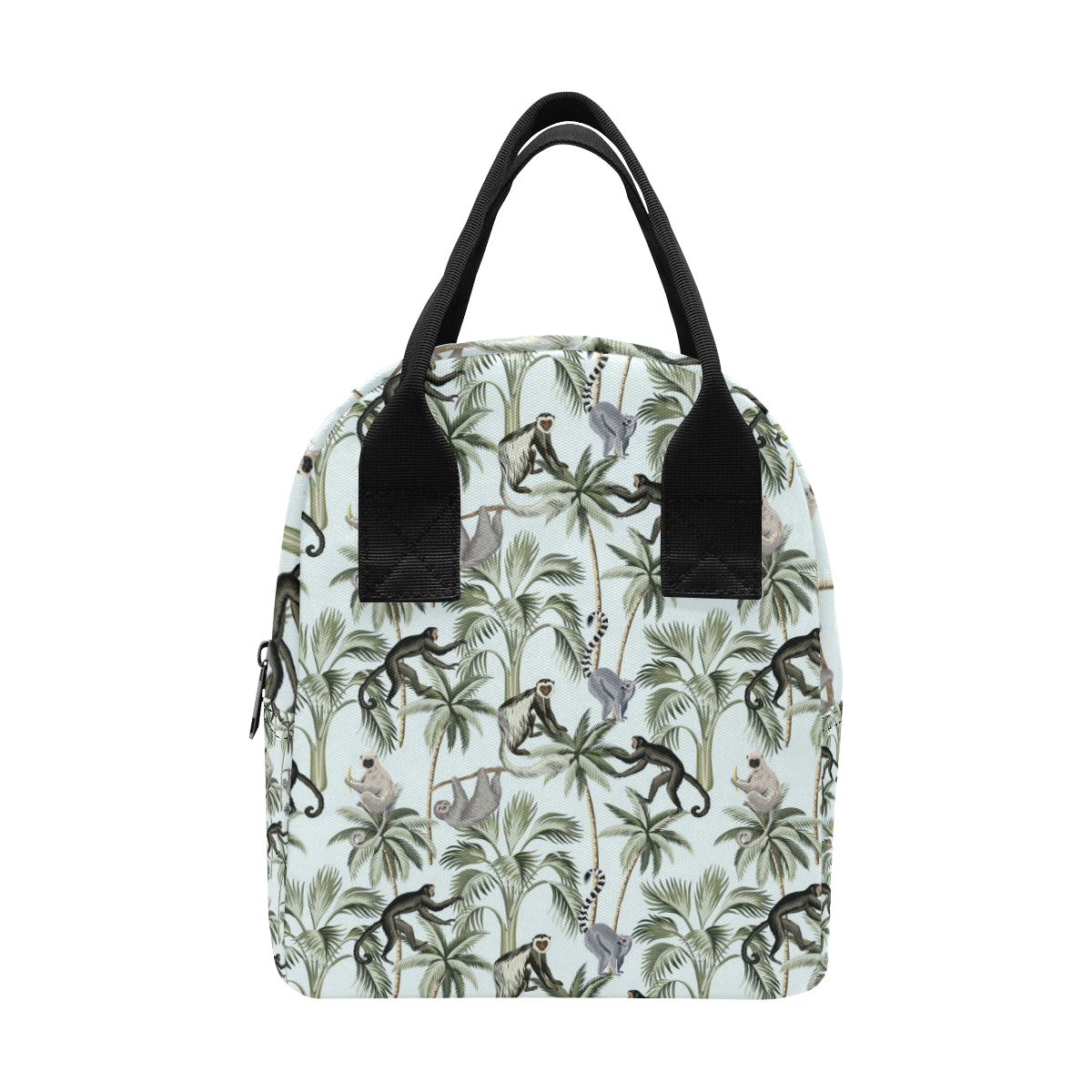 Rainforest Pattern Print Design RF04 Insulated Lunch Bag