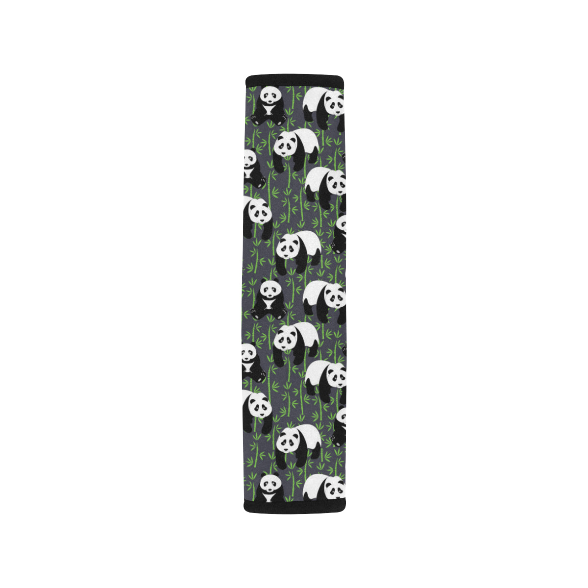 Panda Bear Bamboo Themed Print Car Seat Belt Cover