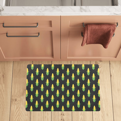 Corn Pattern Print Design 05 Kitchen Mat