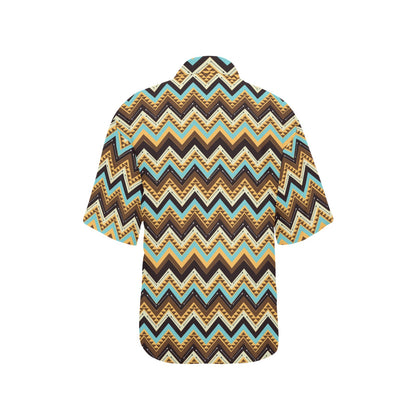 Southwest Pattern Print Design LKS301 Women's Hawaiian Shirt