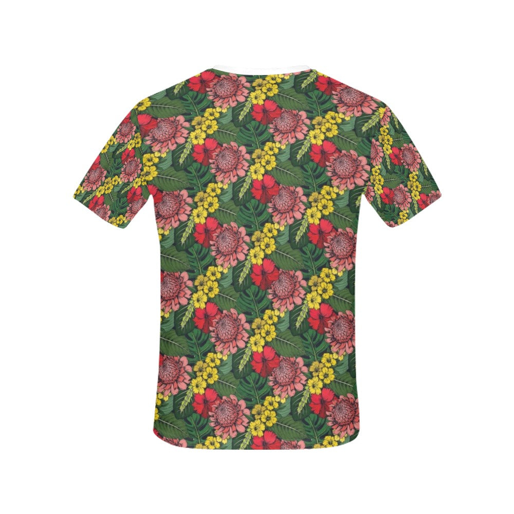 Summer Floral Print Design LKS305 Women's  T-shirt