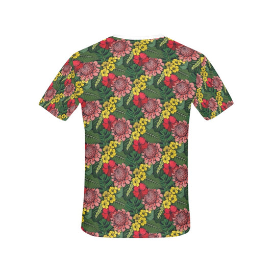 Summer Floral Print Design LKS305 Women's  T-shirt