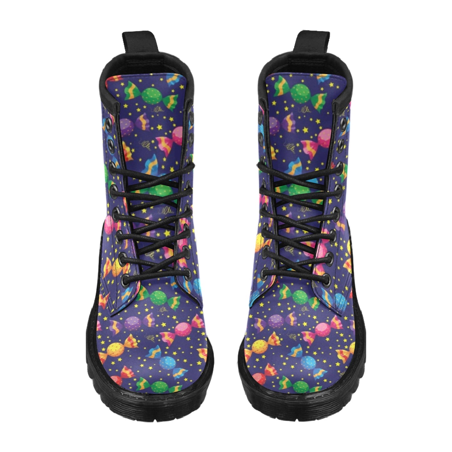 Candy Pattern Print Design CA06 Women's Boots