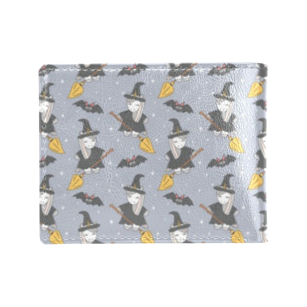 Witch Print Design LKS307 Men's ID Card Wallet