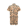 Dachshund Pattern Print Design 011 Men's Romper