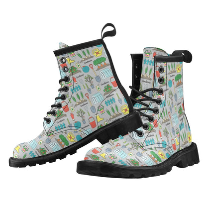 Gardening Pattern Print Design G07 Women's Boots