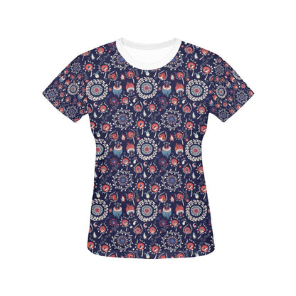 Suzani Print Design LKS305 Women's  T-shirt