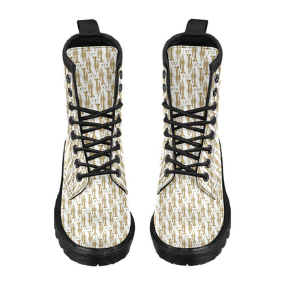 Trumpet with Music Note Print Women's Boots